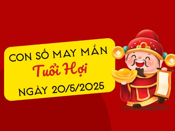 Khám phá con số khai mở vận may tuổi Hợi ngày 20/5/2025