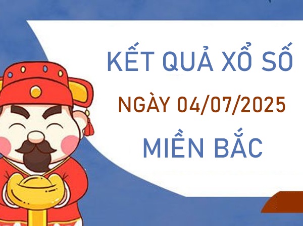 Thống kê XSMB 4/7/2025 phân tích cặp số tài lộc