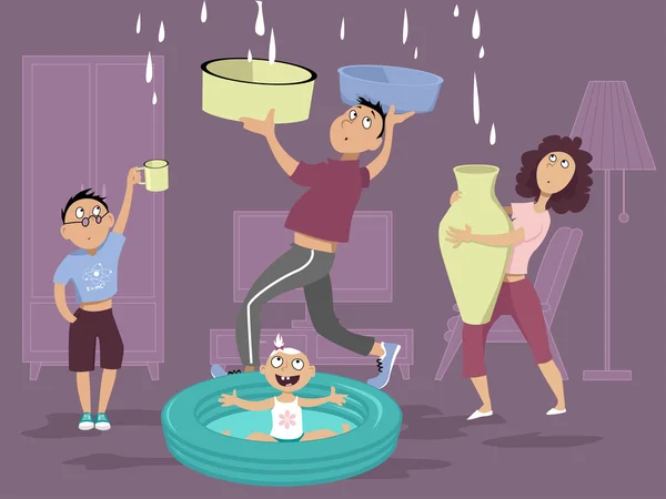 Nằm mơ thấy nước mưa dột vào nhà cuốn trôi đồ đạc