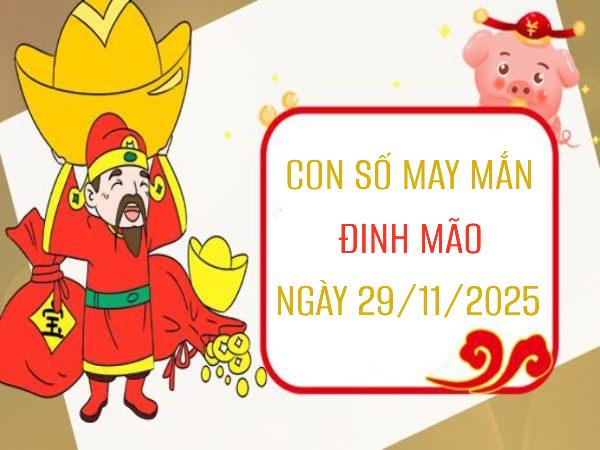Hé lộ con số thu hút vận may tuổi Đinh Mão ngày 29/11/2025