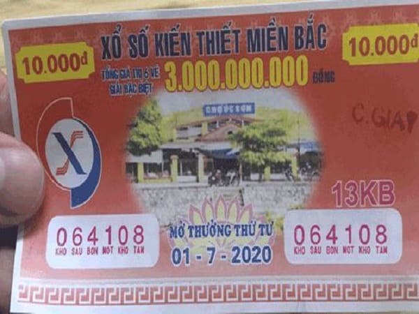 Trúng giải 6 vé xổ số Miền Bắc, Nam được bao nhiêu tiền?