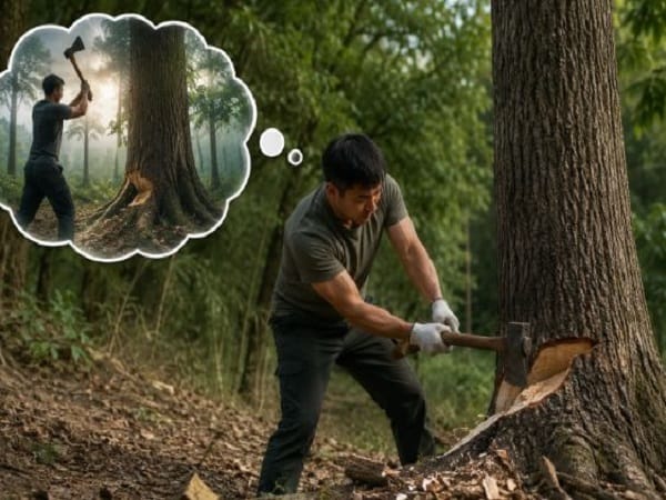 Giải mã giấc mơ thấy chặt cây là điềm gì cùng số may mắn