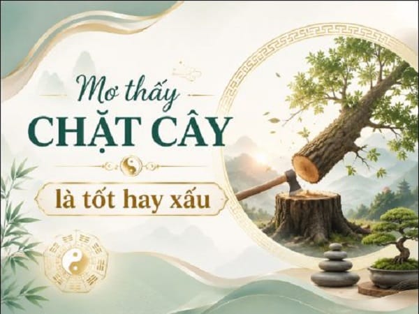 Mơ thấy chặt cây tốt hay xấu?